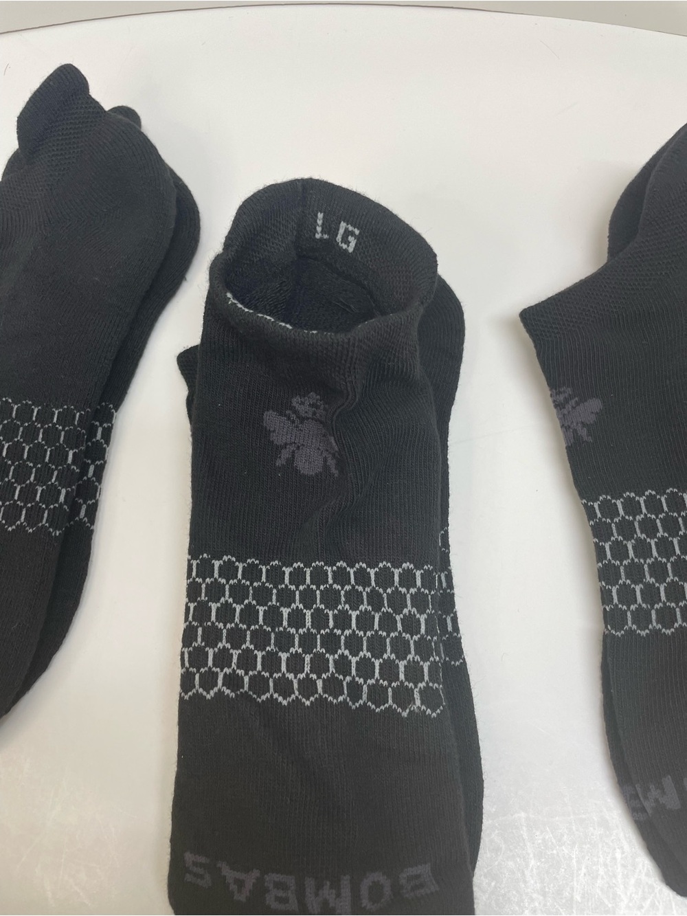 Bombas Unisex Black Low-Cut Performance No-Show Socks - 3 Pair